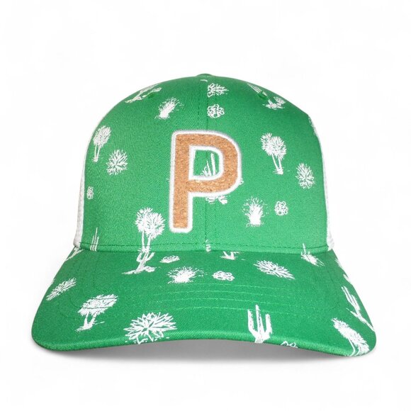 Puma Golf SE Way 1 WM Phoenix Open Trucker Snapback Hat Green / White OS - Picture 1 of 8